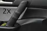 FITS HONDA CIVIC & TYPE R 01-05 2X DOOR HANDLE COVERS silver CUSTOM NEW