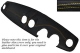 YELLOW STITCH DASH LEATHER SKIN COVER FITS SMART FORFOUR 2004-2007 CUSTOM NEW