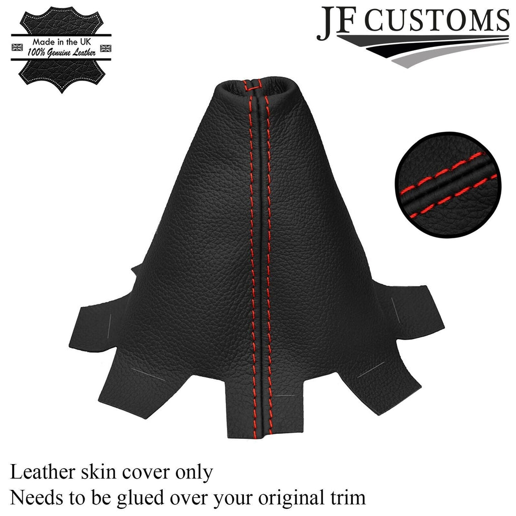RED STITCH FITS VW T5 TRANSPORTER CAMPER VAN 2010-2015 GEAR GAITER LEATHER