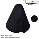 RED STITCH FITS NISSAN 350Z 33Z 2002-2009 REAL SUEDE GEAR GAITER SHIFT BOOT