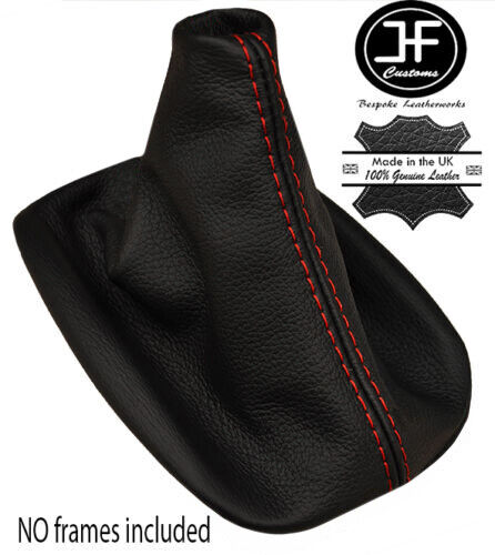 RED STITCH LEATHER MANUAL GEAR GAITER FOR HYUNDAI TUCSON MK2 2015+ CUSTOM NEW
