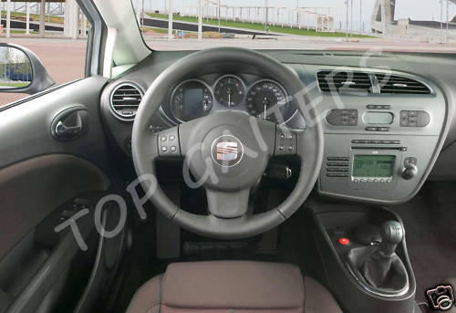 FITS SEAT LEON TOLEDO ALTEA 100% LEATHER GEAR GAITER QUALITY CUSTOM NEW