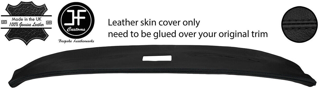 BLACK STITCH TOP DASHBOARD REAL LEATHER COVER FITS TRIUMPH SPITFIRE MK3 67-70