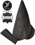 RED STITCH FOR RENAULT LAGUNA MK2 GEAR GAITER&5 SPEED KNOB COVER GREY LEATHER