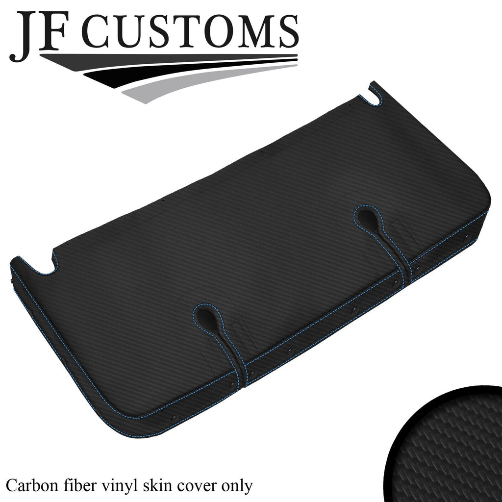 L BLUE STITCH REAR BOOT LID CARBON VINYL COVER FITS CATERHAM SEVEN S3 CUSTOM NEW