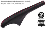 RED STICH LEATHER HANDBRAKE GAITER FOR PEUGEOT PARTNER CITROEN BERLINGO 08-15