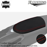 RED STITCHING REAL LEATHER ARMREST LID COVER FITS 370Z Z34 2009-2017 STYLE 2