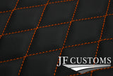 ORANGE DIAMOND STITCH VINYL 4X TAILORED FLOOR CARPETS FOR TOYOTA CELICA 99-05