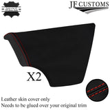 FITS VAUXHALL VX220 VX 220 00-06 2X RED STITCH DOOR ARMREST LEATHER COVERS