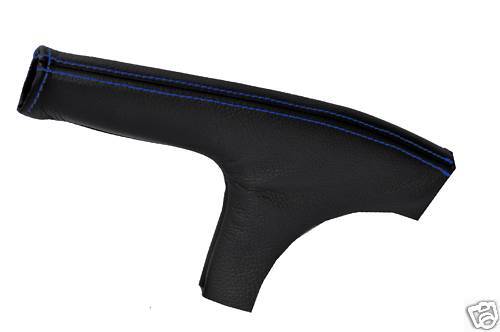 FITS NISSAN 350Z Z33 SLIM HANDBRAKE GAITER 02-09 BLUE STITCH CUSTOM NEW