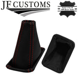 D RED STITCH LEATHER AUTOMATIC GEAR+METAL FRAME FOR LAND ROVER FREELANDER 98-02