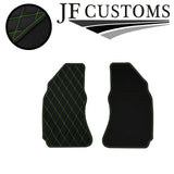 GREEN DIAMOND STITCH VINYL 4XTAILORED FLOOR CARPET FOR VW PASSAT B5 00-05 JF1