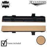 CREAM LEATHER CUP HOLDER BLANK TRIM COVER + FRAME FITS VW GOLF MK4 98-05