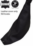 BLACK STITCH REAL LEATHER HANDBRAKE GAITER FITS RELIANT ROBIN RIALTO MK2