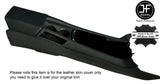 BLACK STITCHING CENTRE CONSOLE & ARMREST LEATHER COVERS FITS CAMARO 2010-2015