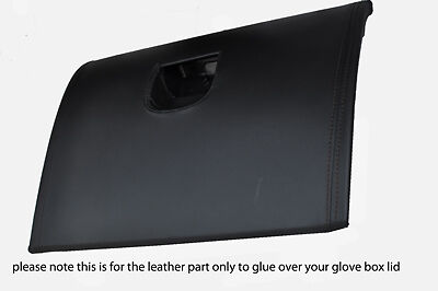 black stitch FITS MAZDA RX8 03-11 GLOVE BOX LID LEATHER COVER GLUE NEEDED