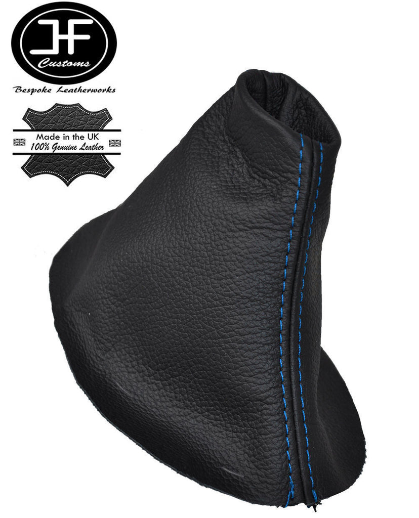 BLUE STITCHING FITS MAZDA 3 2009-2013 REAL LEATHER GEAR STICK GAITER ONLY