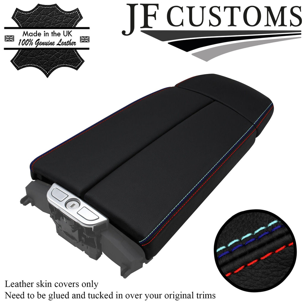 TRI STITCH ITALIAN LEATHER ARMREST COVERS FOR BMW 6 SERIES F12 F13 F06 11-18