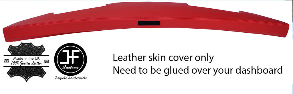 RED TOP GRAIN LEATHER TOP DASH COVER FOR MINI CLASSIC ROVER COOPER STYLE 2