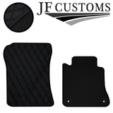 D BLUE  DIAMOND STITCH VINYL 4XTAILORED FLOOR CARPET FOR MERCEDES CLK 03-10 JF1