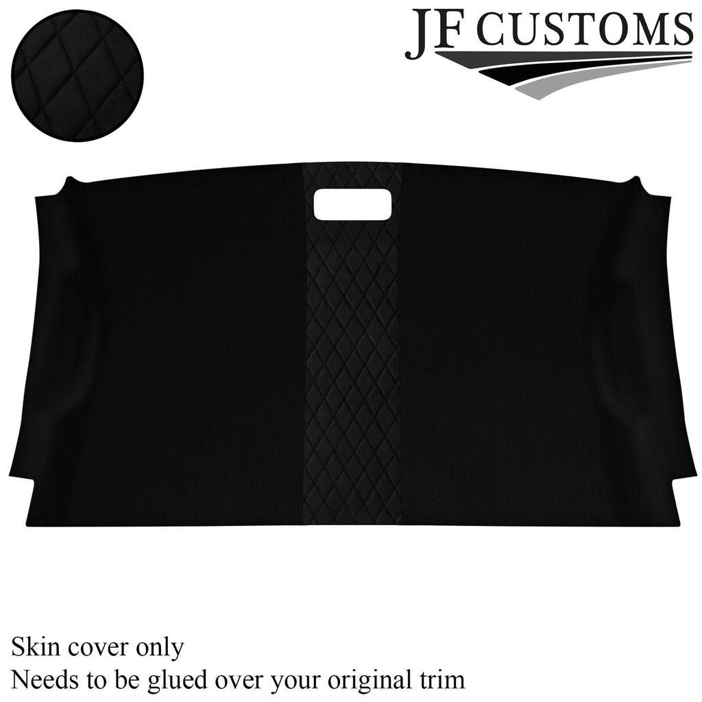 DSG2 BLACK STITCH LUXE SUEDE HEADLINER COVER FOR FORD TRANSIT CONNECT 02-13