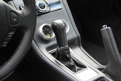 black stitch FITS HONDA NSX 91-05 LEATHER GEAR & HANDBRAKE GAITER CUSTOM NEW