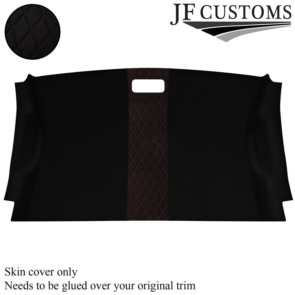 DSG2 D RED STITCH LUXE SUEDE HEADLINER COVER FOR FORD TRANSIT CONNECT 02-13