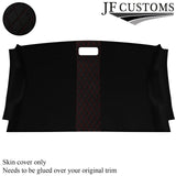 DSG2 D RED STITCH LUXE SUEDE HEADLINER COVER FOR FORD TRANSIT CONNECT 02-13