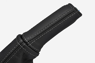 grey stitch FITS VAUXHALL OPEL ASTRA MK5 5 H HOLDEN 04-11 HANDBRAKE HANDLE COVER