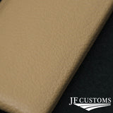 CREAM LEATHER CUP HOLDER BLANK TRIM COVER + FRAME FITS VW GOLF MK4 98-05