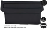 BLACK STITCH TAILGATE DOOR CARD LEATHER COVER FITS VW T4 TRANSPORTER 1990-2003