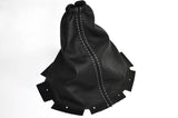 WHITE STITCH FITS NISSAN JUKE 2010-2013 LEATHER GEAR GAITER COVER CUSTOM NEW