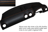 ORANGE STITCHING DASH DASHBOARD LEATHER SKIN COVER FITS AUDI TT MK1 1998-2006