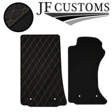 CREAM DIAMOND VINYL 2X TAILORED FLOOR CARPETS FOR MAZDA MX5 MK3 06-14 JF1
