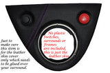 PURPLE STITCH FITS HONDA CIVIC & CIVIC TYPE R 01-05 GEAR SURROUND LEATHER COVER