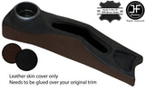 BLACK BROWN CENTRE CONSOLE TRIM LEATHER COVER FITS BMW MINI R50 R52 R53 04-06