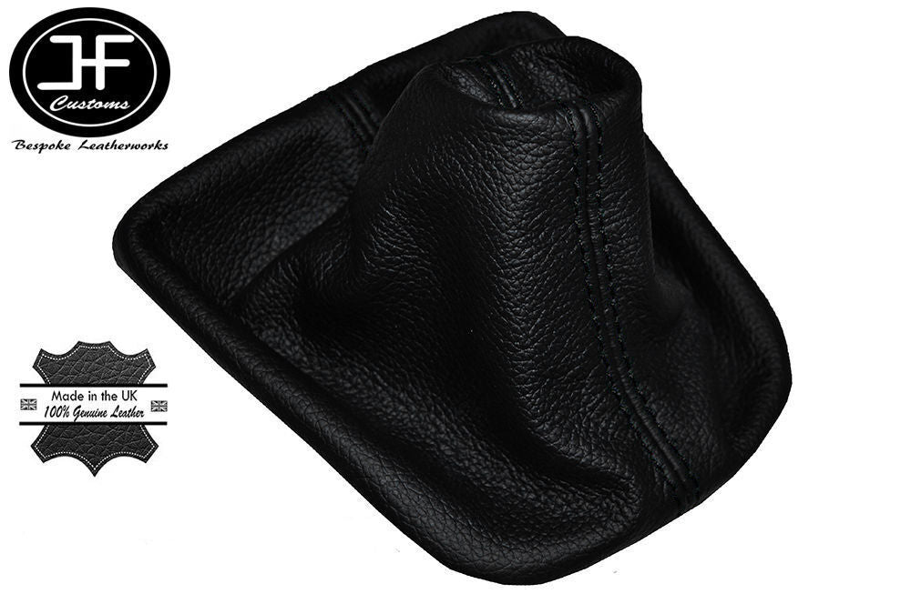 BLACK STITCH LEATHER MANUAL GEAR GAITER FITS SEAT LEON MK1 1999-2005 CUSTOM NEW