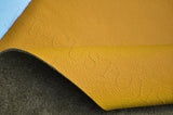 YELLOW LEATHER 75cm x 75cm QUALITY TOP GRAIN GENUINE LEATHER CRAFTS AUTOMOTIVE