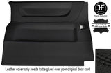 BLACK STITCH SIDE SLIDING DOOR CARD LEATHER COVER FITS VW T4 TRANSPORTER 90-03