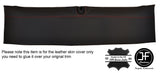 RED STITCH HALO ROOF TRIM GENUINE LEATHER COVER FITS CORVETTE C6 COUPE 05-13