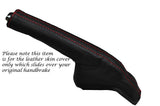 RED STITCHING LEATHER HANDBRAKE GAITER FITS HONDA CR-Z CRZ 2010-2014 CUSTOM NEW