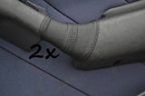 black stitching FITS FIAT MAREA 96-2002 2 X LEATHER DOOR HANDLE COVERS
