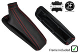 RED STITCH LEATHER HANDBRAKE+PLASTIC FRAME FOR ALFA ROMEO GTV SPIDER 95-05