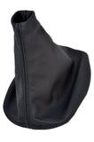 BLACK STITCH FITS VW PASSAT B5 FL 1997-2000 GEAR GAITER LEATHER CUSTOM NEW
