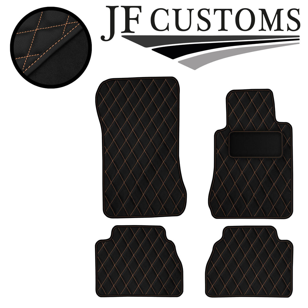 BEIGE DIAMOND VINYL 4XTAILORED FLOOR CARPETS FOR MERCEDES E CLASS W210 96-02 JF1