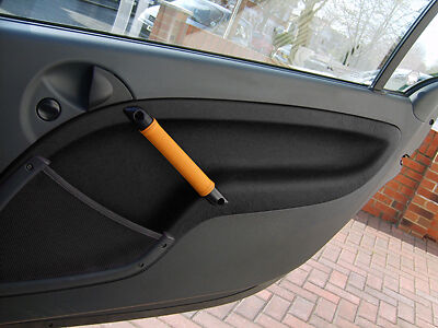 FITS SMART FORTWO MERCEDES 2X DOOR HANDLE COVERS orange CUSTOM NEW MADE IN UK
