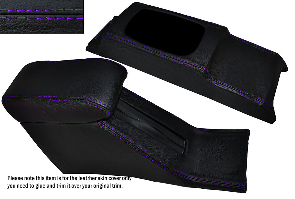 PURPLE STITCH CONSOLE & ARMREST SKIN COVERS FITS HONDA CIVIC EG6 EG9 EJ1 92-95