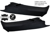 BLACK STITCH 2X REAR C PILLAR LEATHER COVERS FOR BMW E39 96-03 ESTATE TOURING
