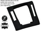 BLACK STITCH GEAR SURROUND TRIM LEATHER SKIN COVER FITS BMW 3 SERIES E46 98-05