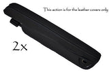 FITS LANDROVER RANGE ROVER SPORT 2X ARMREST grey stitch LEATHER COVERS